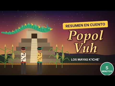 Ilustración del video de Popol Vuh en Ya me lo leí